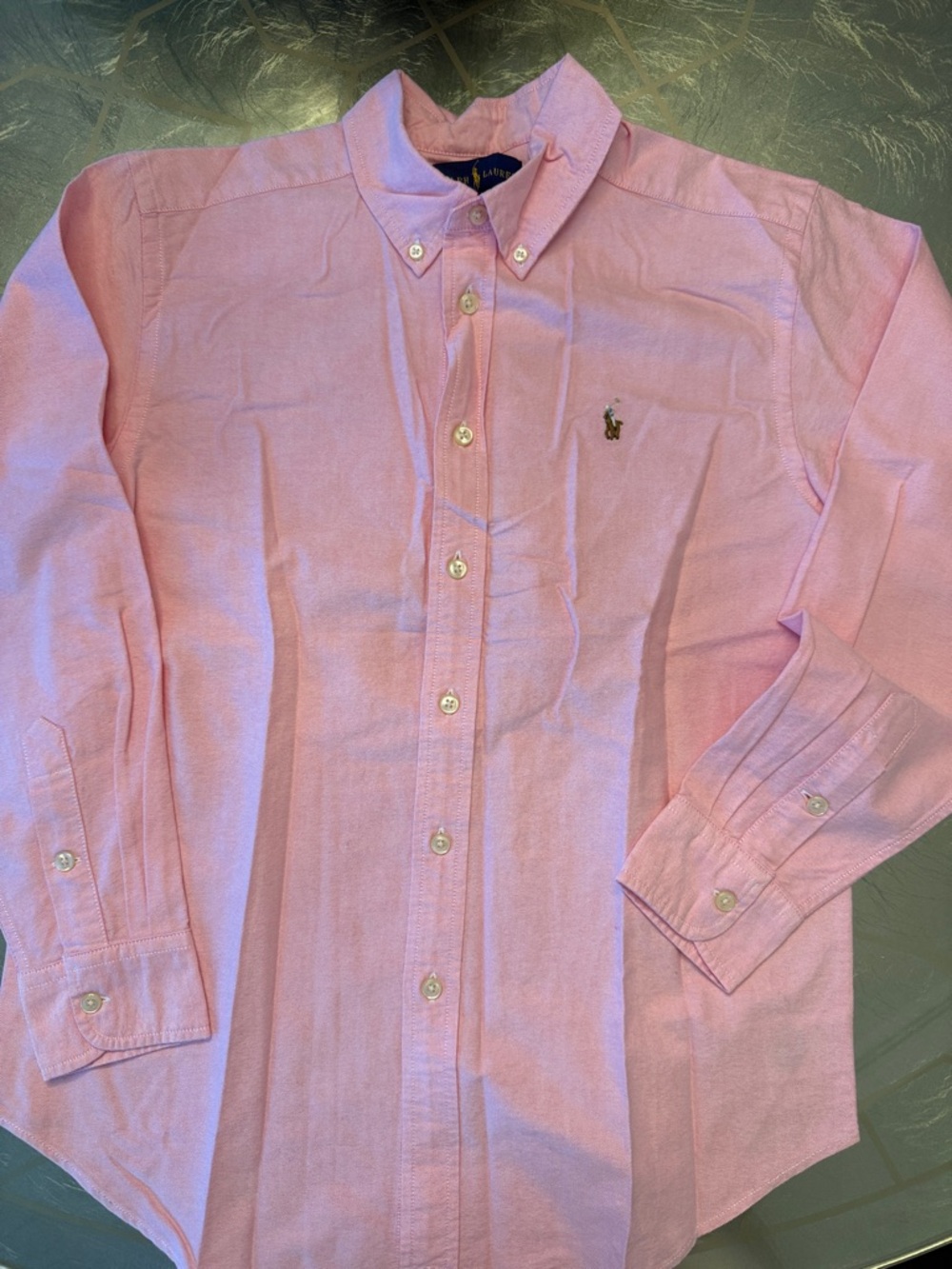 Polo by Ralph Lauren Light Pink Button-Down Oxford Shirt